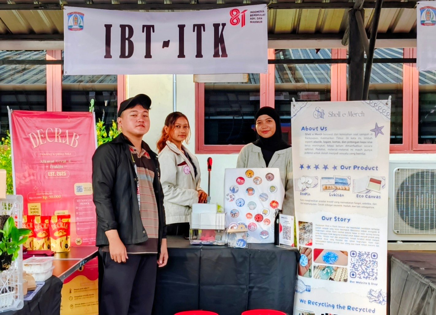 Diundang Resmi DKUKMP, Shell E Merch Sukses Jual Ratusan Produk Daur Ulang di Launching Car Free Day Balikpapan
